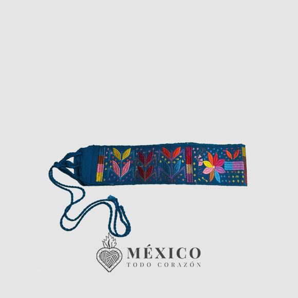 Mexican Folkloric belt day of the dead 5 de Mayo colorfull mexico todo corazon - Picture 2 of 4